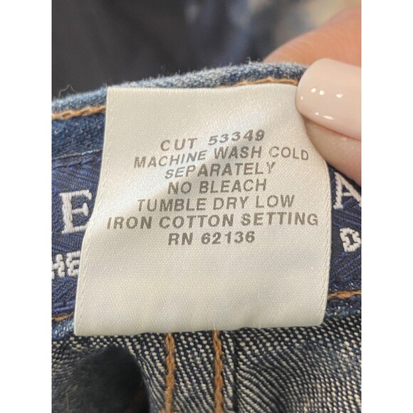 Vtg Y2K GUESS JEANS Denim Skirt Women's Sz 29 Blue Pencil Front Slit High Waist - Picture 4 of 9